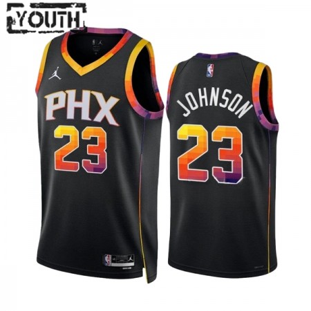 Phoenix Suns Cameron Johnson 23 Jordan 2022-23 Statement Edition Musta Lasten Pelipaidat Swingman